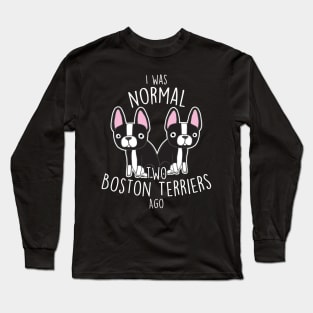 Boston Terrier Dog Normal Long Sleeve T-Shirt